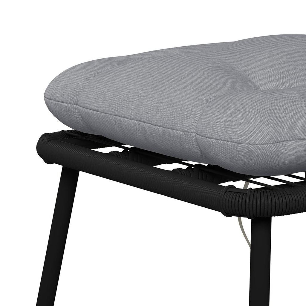 Liliana PE Rattan Outdoor Egg Chair w/ Stool