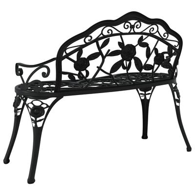 Fabiola Garden Bench 100 cm Cast Aluminium - 4 Colours