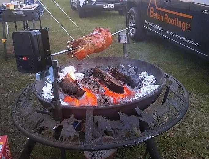 Sunset BBQ Firepit Charcoal & Spit - 100 & 120cms