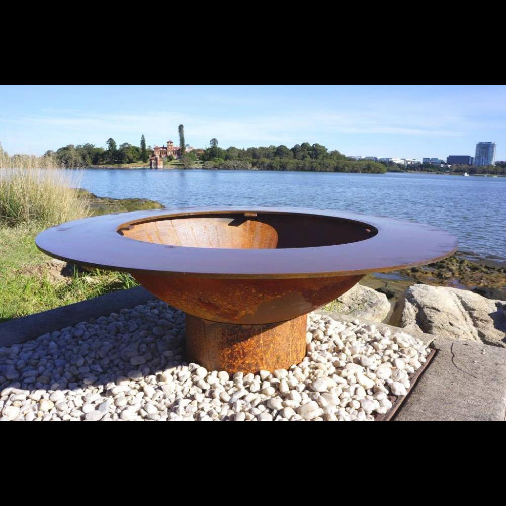 The Osaka Firepit-Coffee Table-Hotplate-Grill