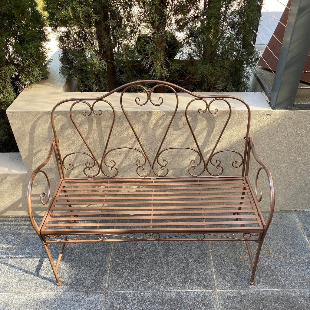 Aspen Garden Bench Bella Rust