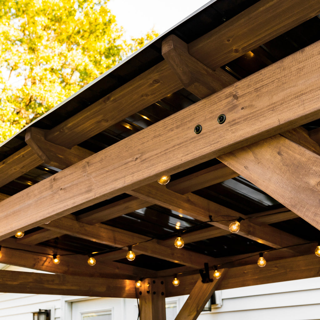 Cesare Cedar WoodBarbecue Gazebo