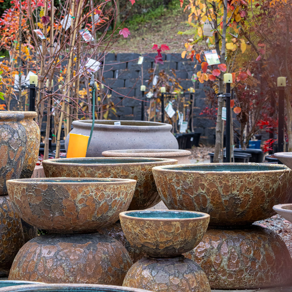Porto Lotus Water Bowl – Rust