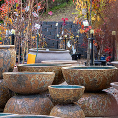 Porto Lotus Water Bowl – Rust
