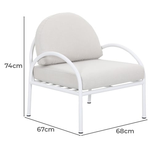 Nunzia 2 Seater Armchair & Table Set