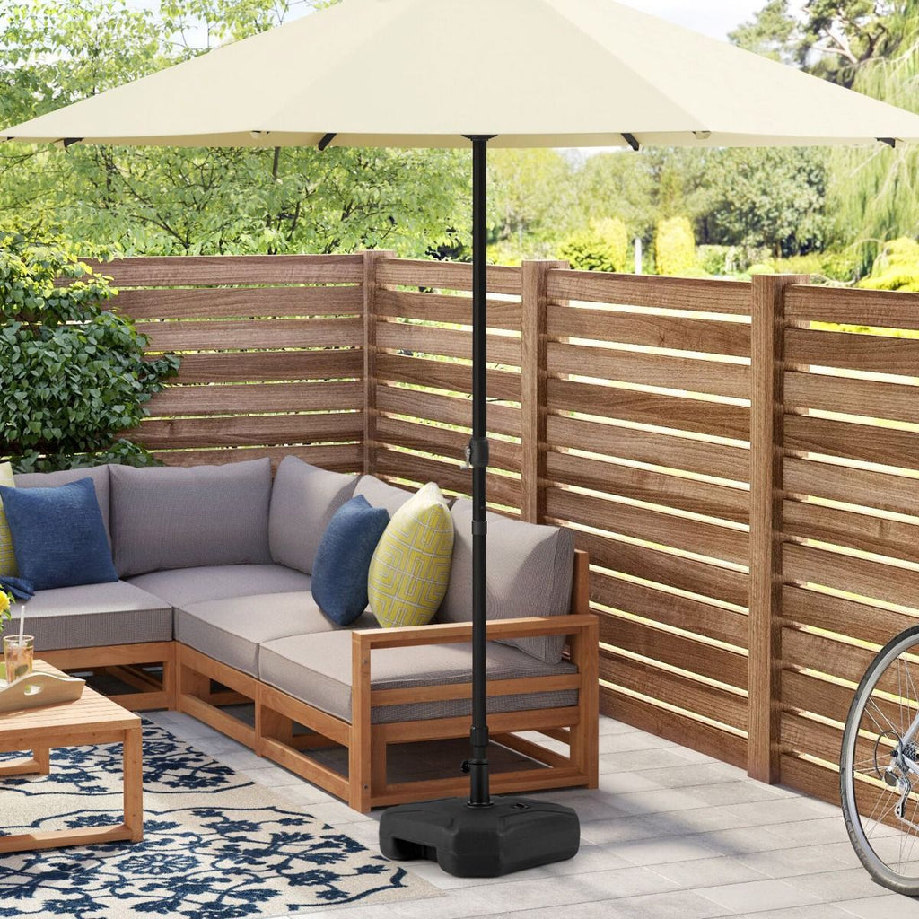 Round & Square Resin Umbrella Bases w/Lockable Wheels