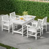 Almora Outdoor Dining Table & Chair Set