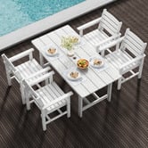 Almora Outdoor Dining Table & Chair Set