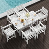 Almora Outdoor Dining Table & Chair Set