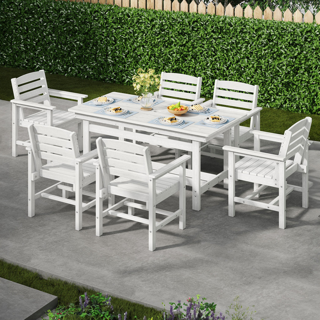 Almora Outdoor Dining Table & Chair Set