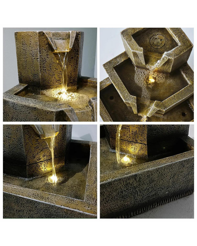 Orion Solar 3 Tier Fountain/Birdbath