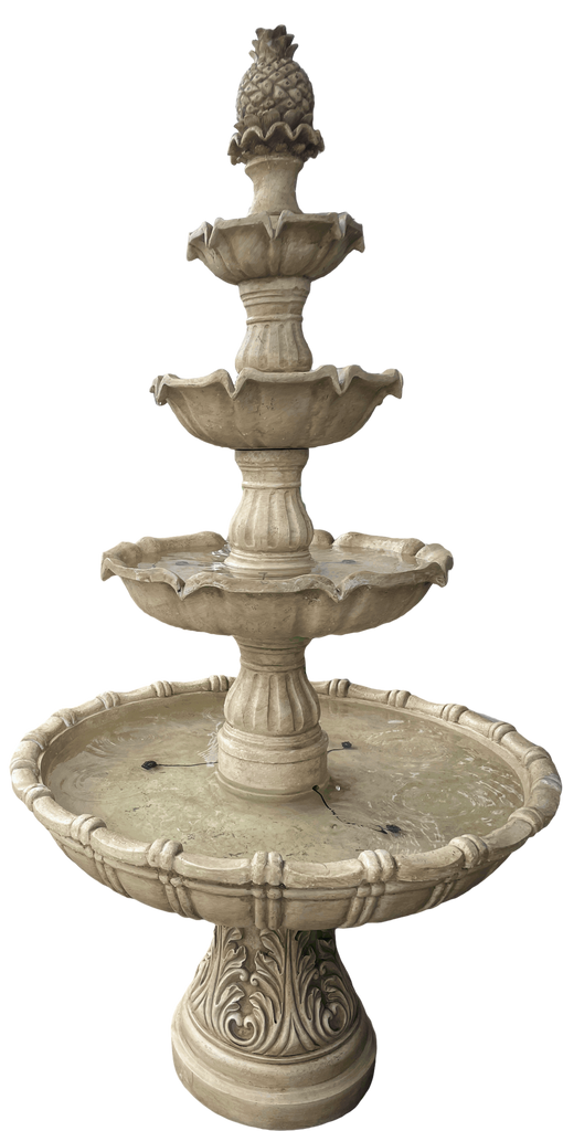 Empressa Ivory Stone Effect 5-Tier Fountain