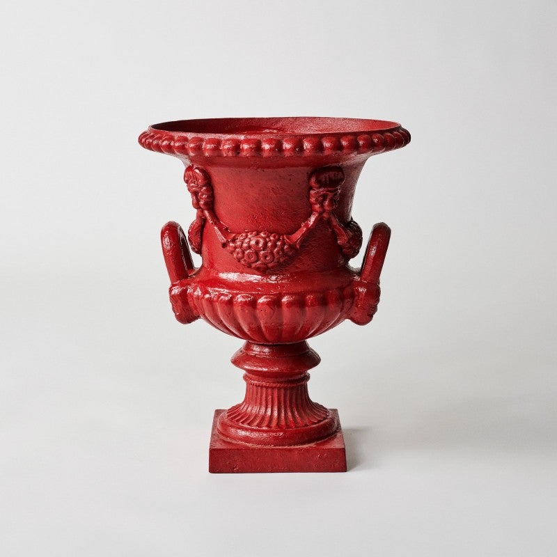 Ferrara Cast Iron Garden Urn. Colours. HOLD