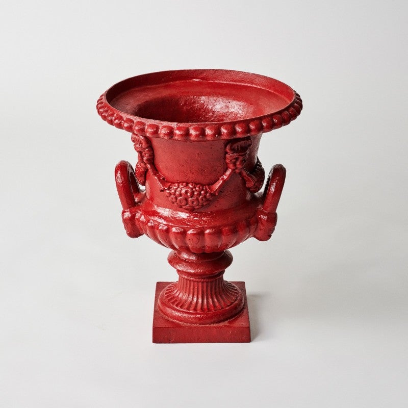Ferrara Cast Iron Garden Urn. Colours. HOLD