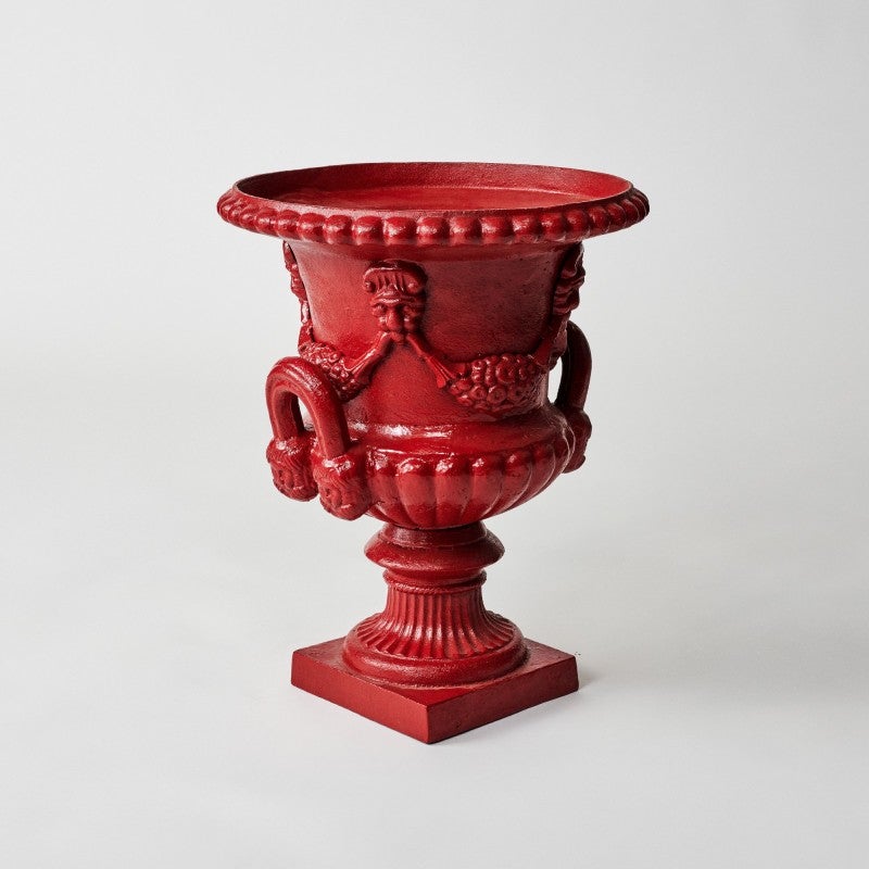 Ferrara Cast Iron Garden Urn. Colours. HOLD