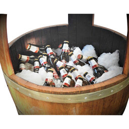 Wine Barrel Plus Boutique Bar Cartwith Ice Tub