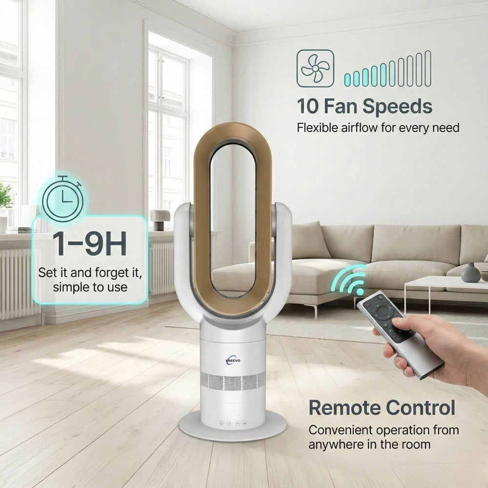 Breeze Dual Hot & Cold Bladeless Space Heater 1650W