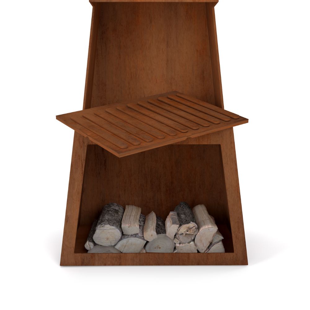 Sella Steel Pinnacle Chiminea/Fire Place & Grill