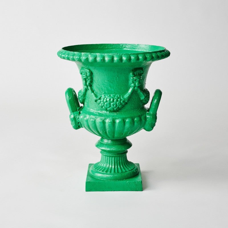 Ferrara Cast Iron Garden Urn. Colours. HOLD