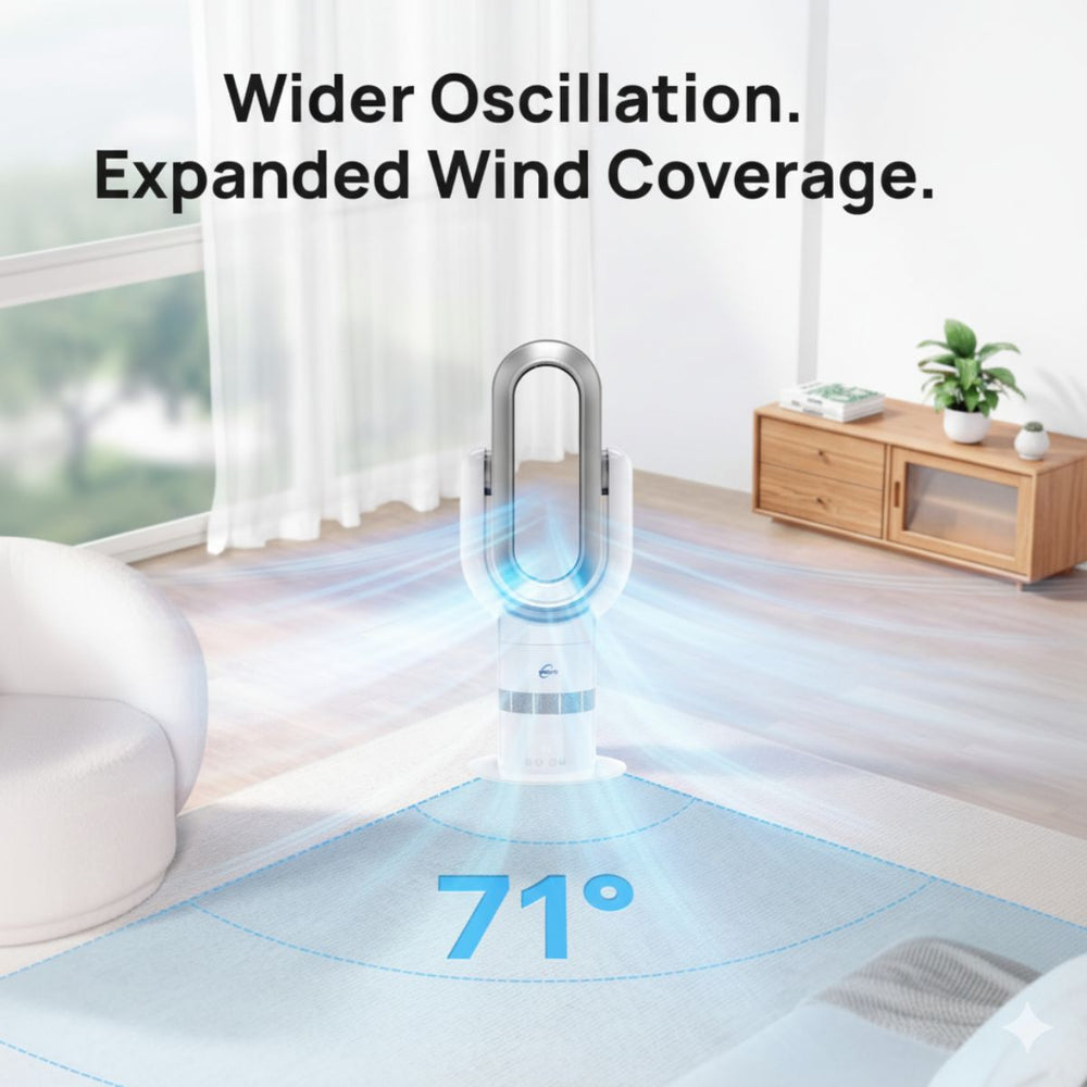 Breeze Dual Hot & Cold Bladeless Space Heater 1650W