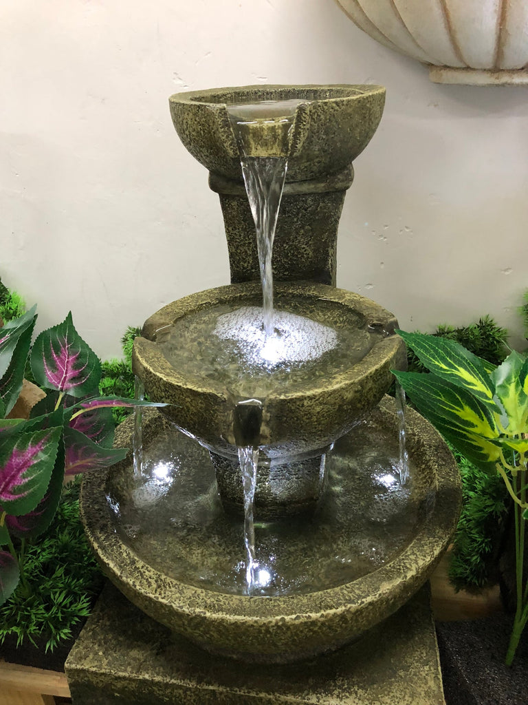 Cosima 3-Tier Rustic Water Feature