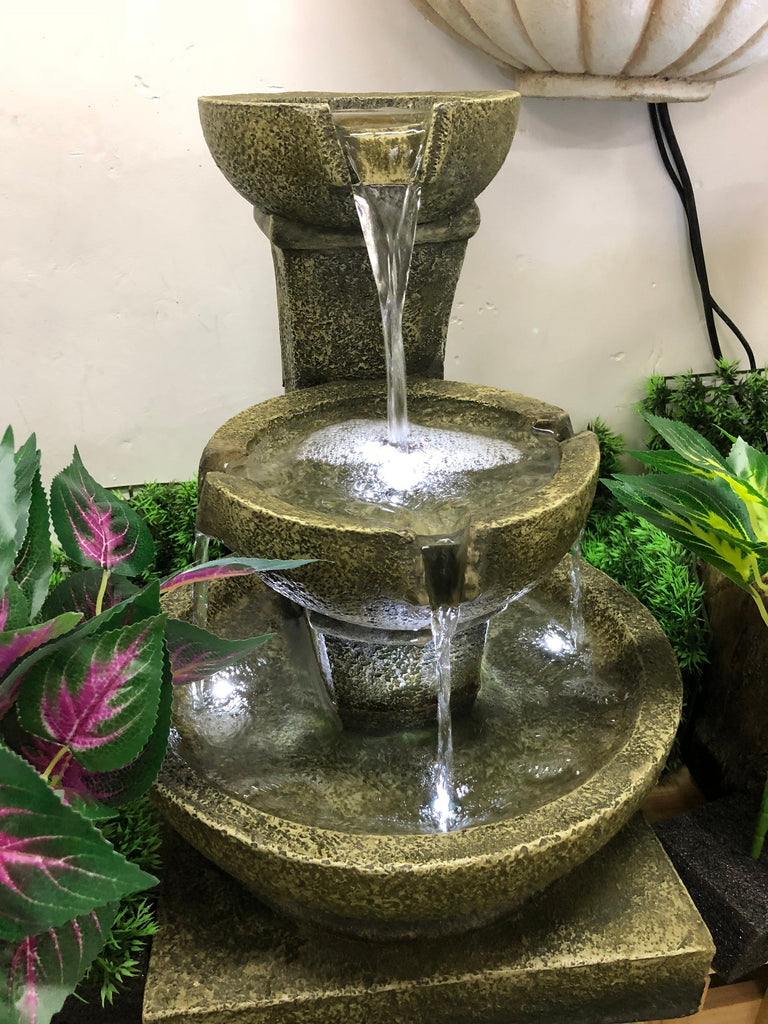 Cosima 3-Tier Rustic Water Feature