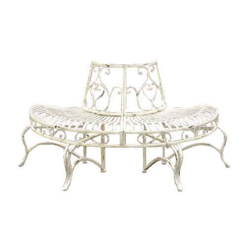 Belforte Tree Surround - Distressed Antique Cream