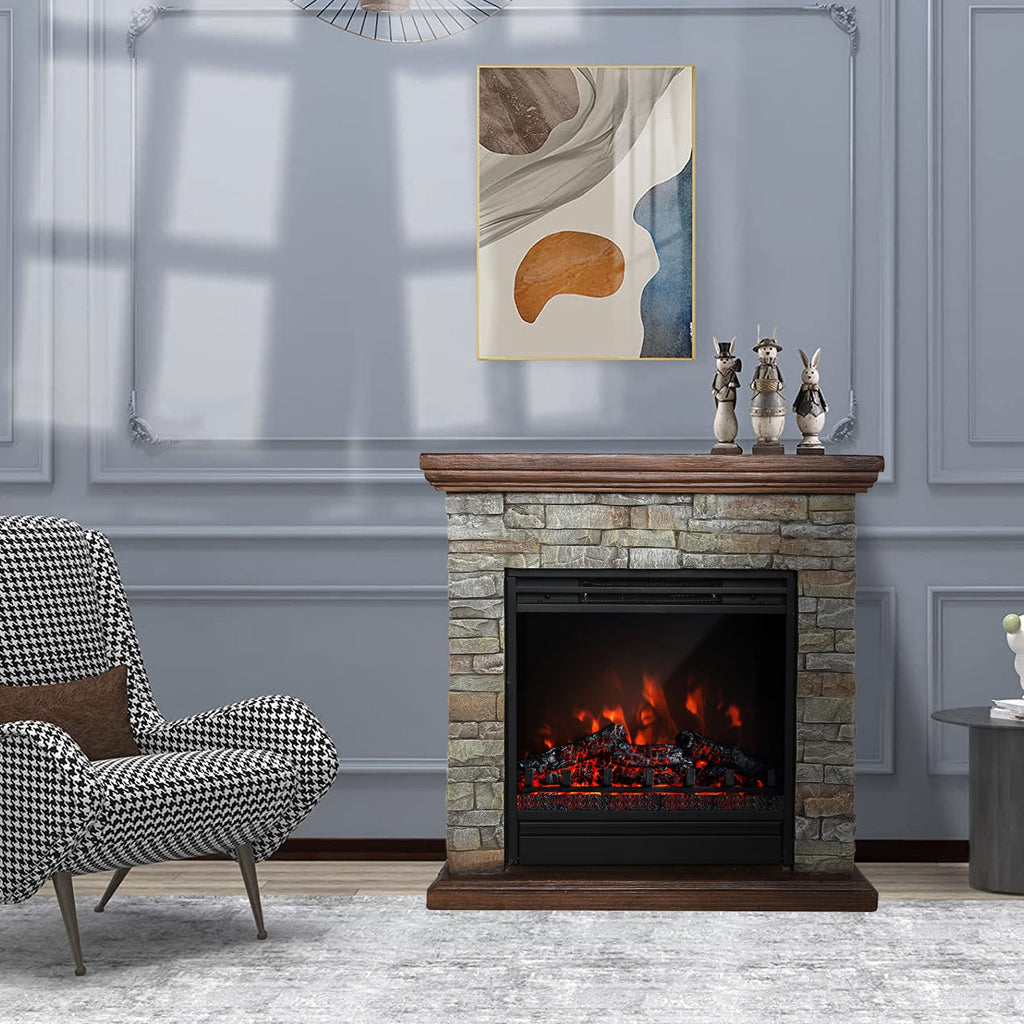 La Roche Designer Electric Fireplace