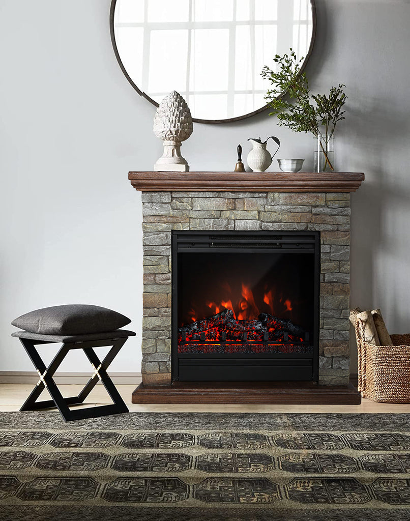 La Roche Designer Electric Fireplace