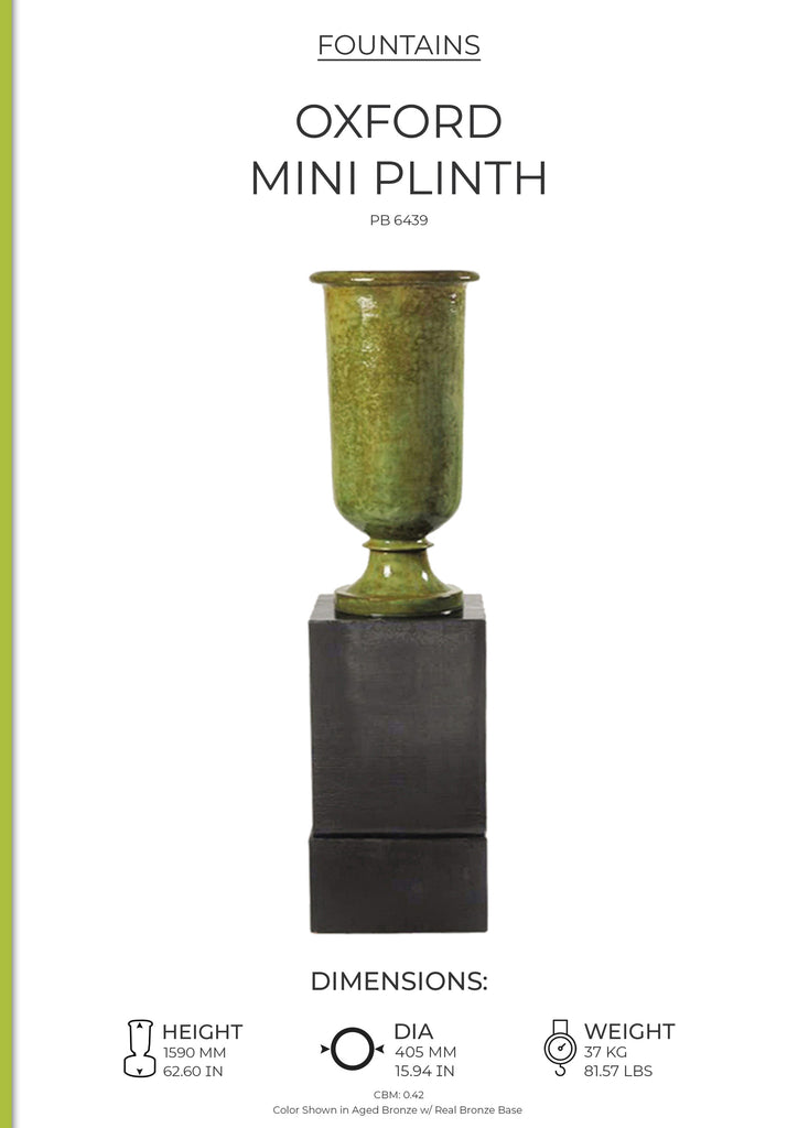 Cosmo Mini Plinth Fountain