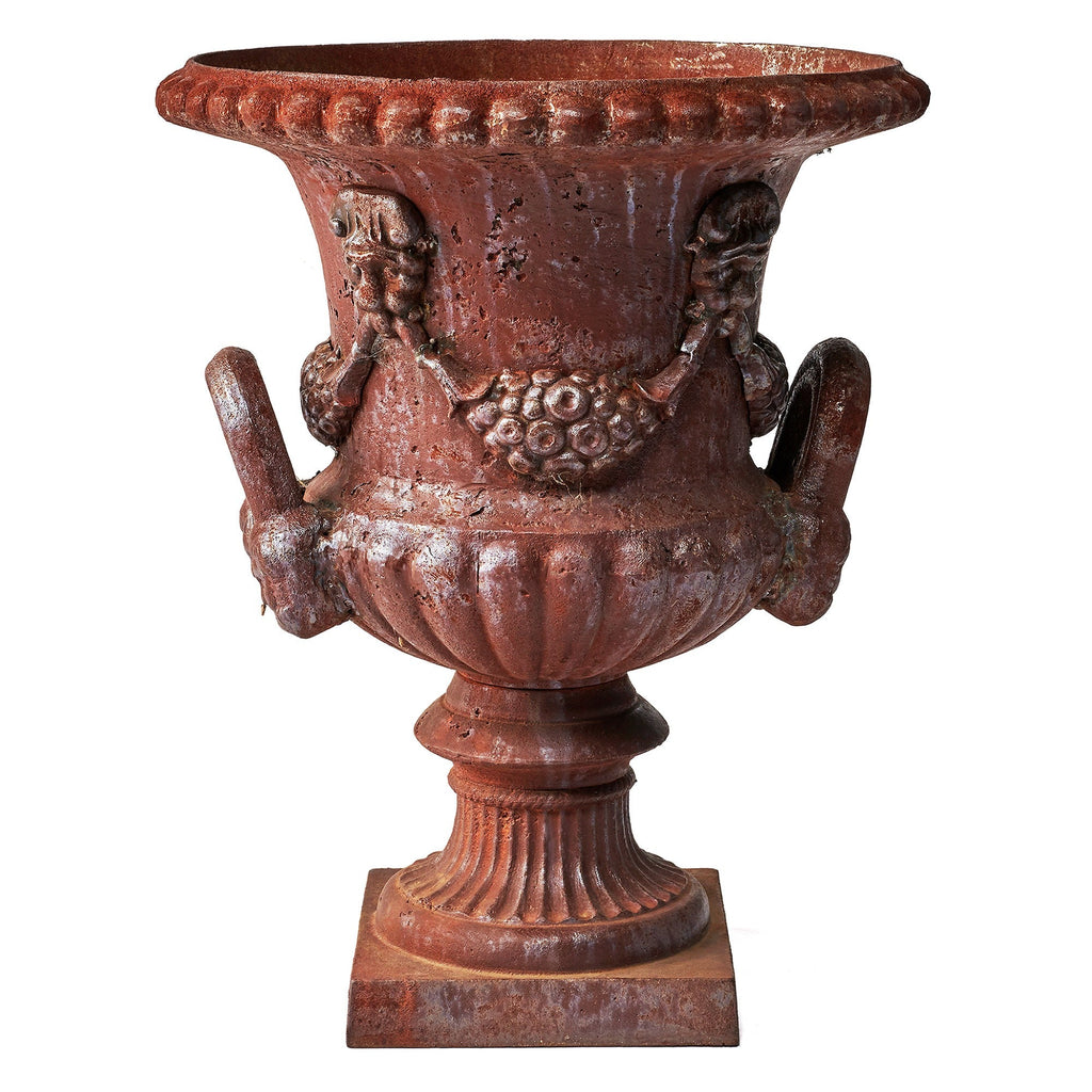 Ferrara Cast Iron Garden Urn. Colours. HOLD