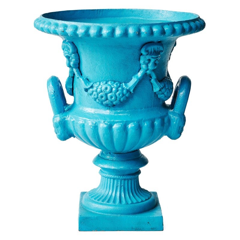 Ferrara Cast Iron Garden Urn. Colours. HOLD