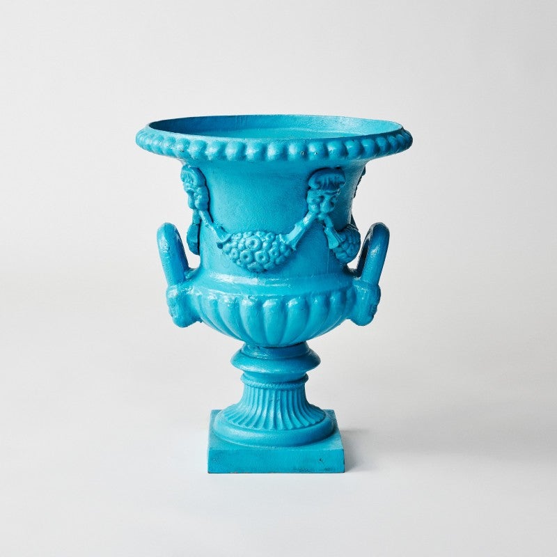 Ferrara Cast Iron Garden Urn. Colours. HOLD