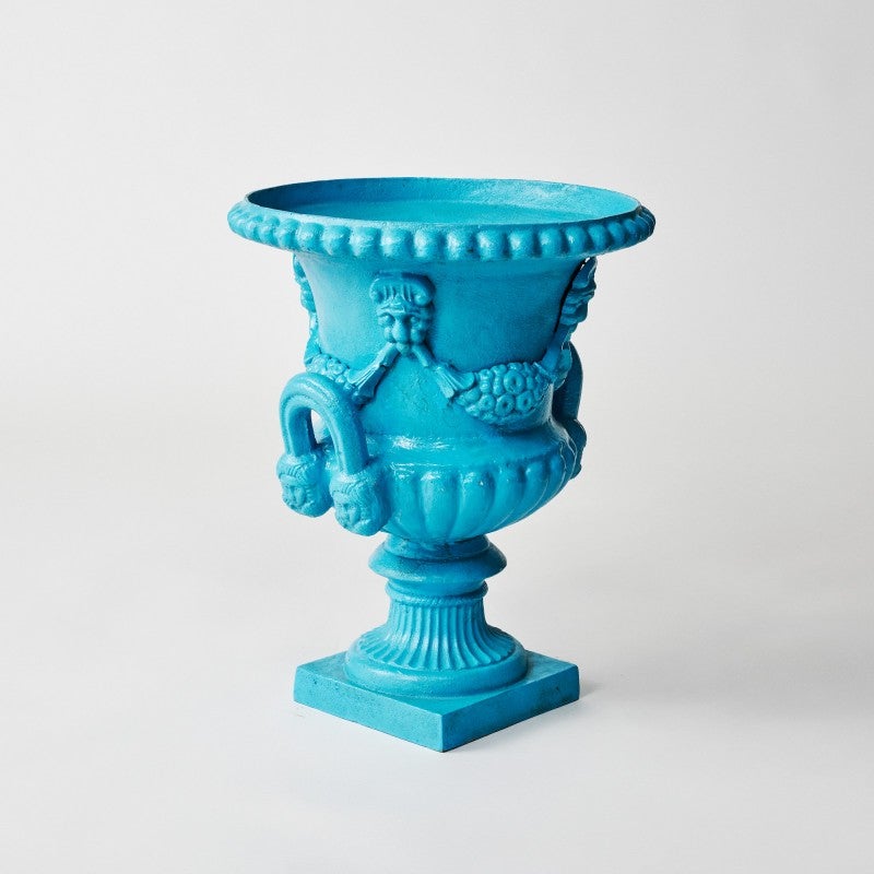 Ferrara Cast Iron Garden Urn. Colours. HOLD