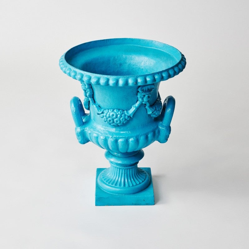 Ferrara Cast Iron Garden Urn. Colours. HOLD