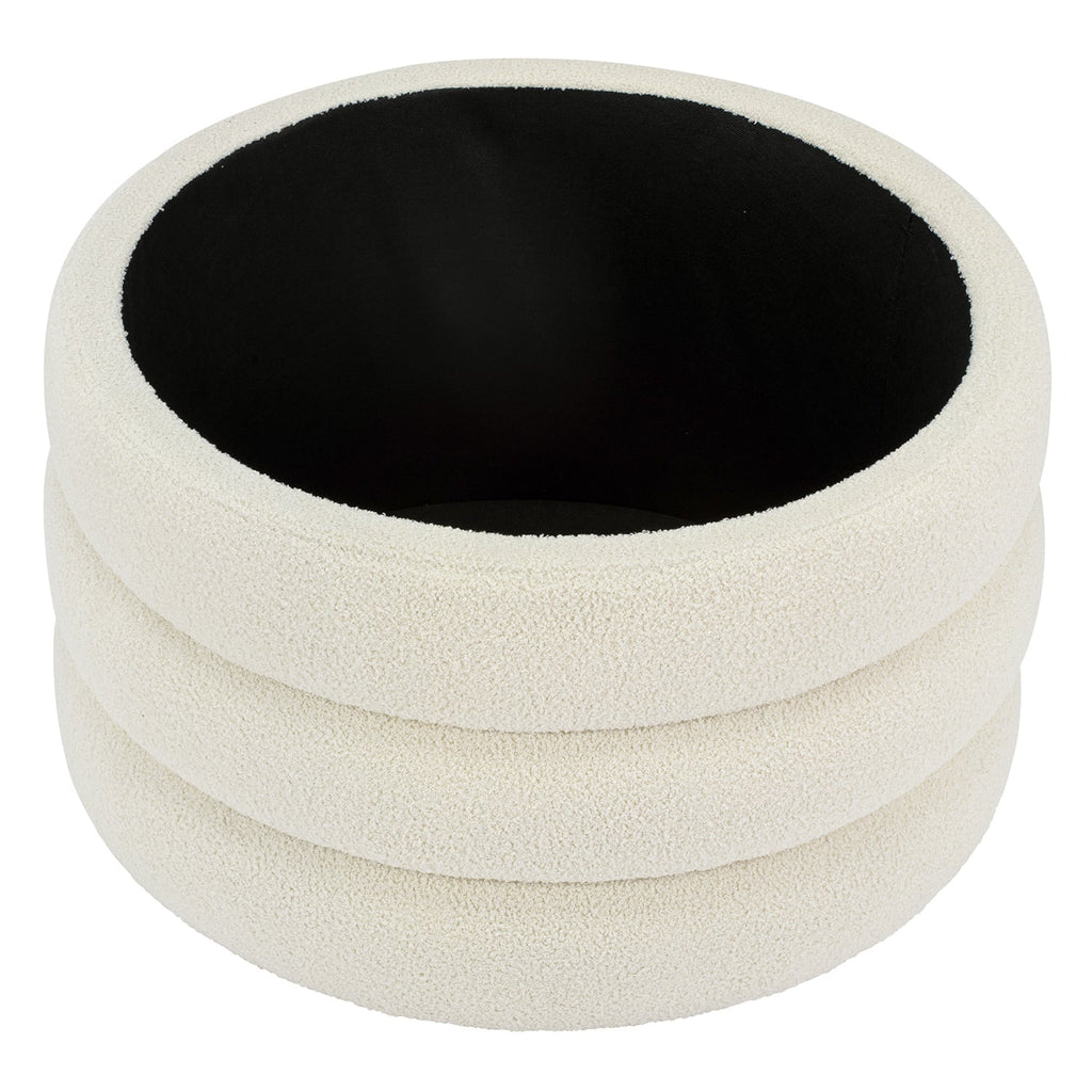 Circa Round Storage Ottoman/Coffee Table