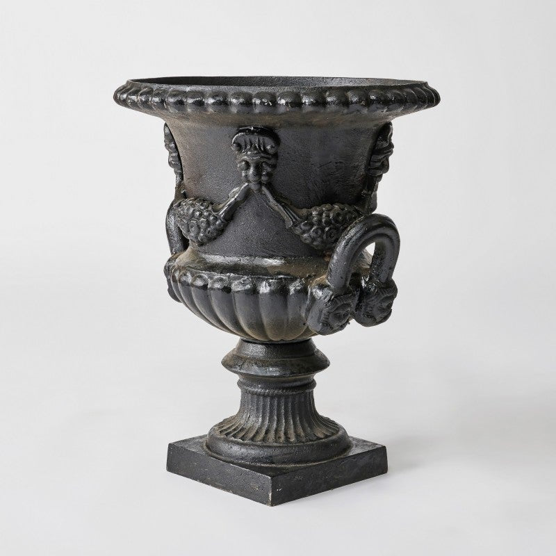 Ferrara Cast Iron Garden Urn. Colours. HOLD