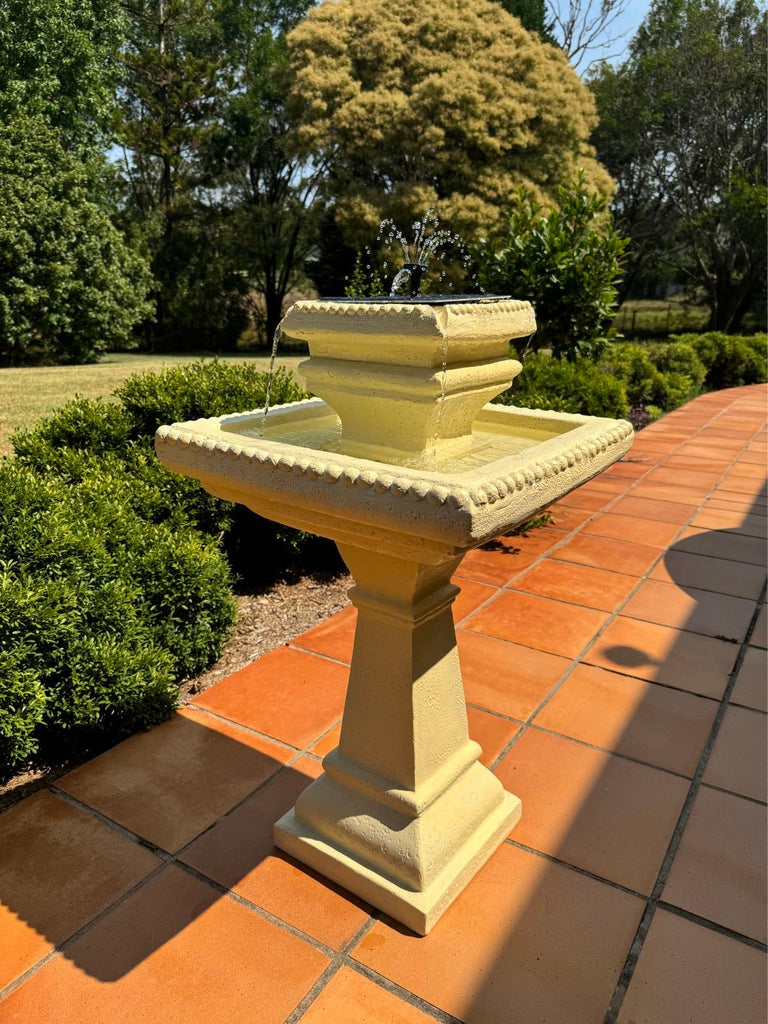 Alpette Solar Bird Bath Fountain