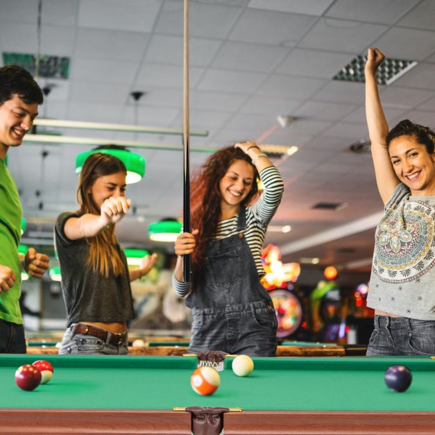 Portable Billiards Table with Foldable Legs