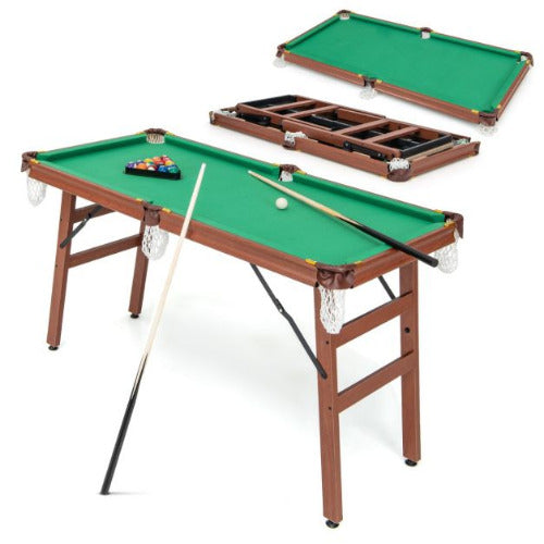 Portable Billiards Table with Foldable Legs