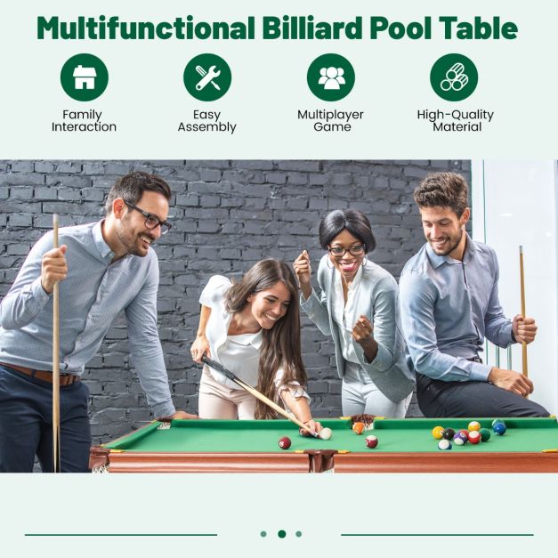 Portable Billiards Table with Foldable Legs