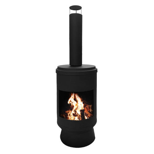 Calypso Portable Chimney Firepit 105cm w/Accessories