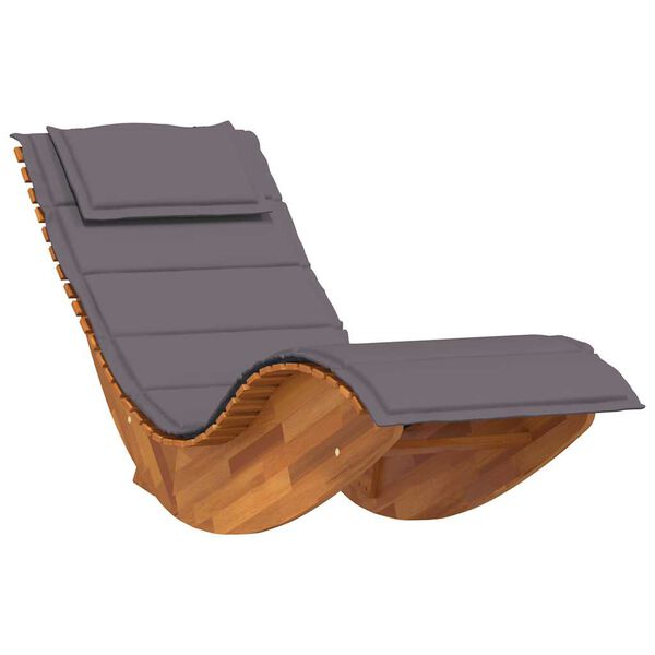 Esme Rocking Sun Lounger in Acacia Wood