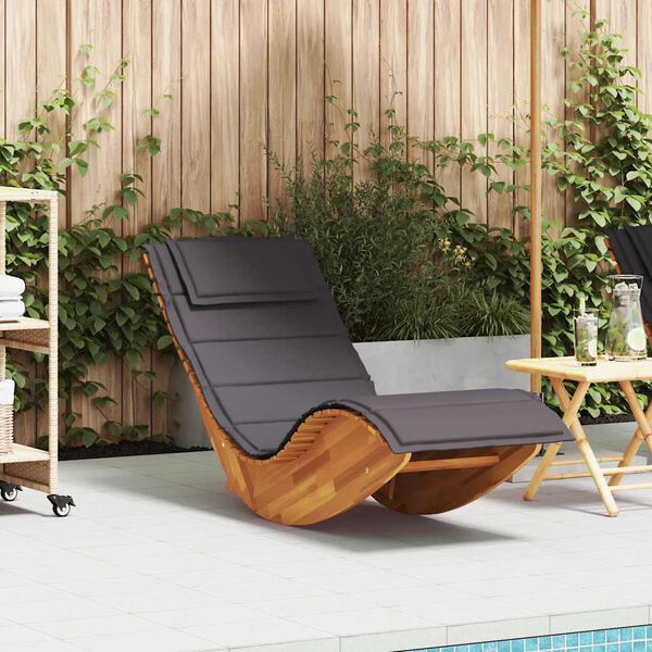 Esme Rocking Sun Lounger in Acacia Wood