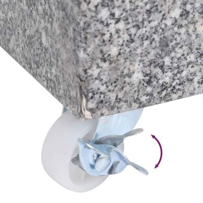 Expedia Granite Rolling Umbrella Base with Rollers