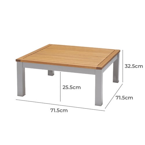 Natural Hawaiian Wooden Outdoor Coffee Table