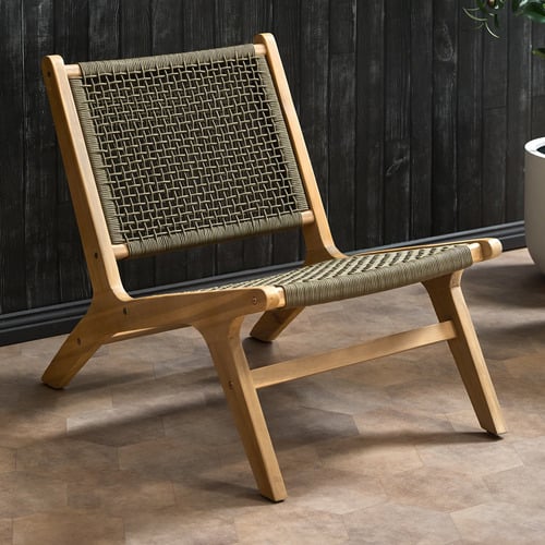 Sancerre Acacia Wood Lounge Chair