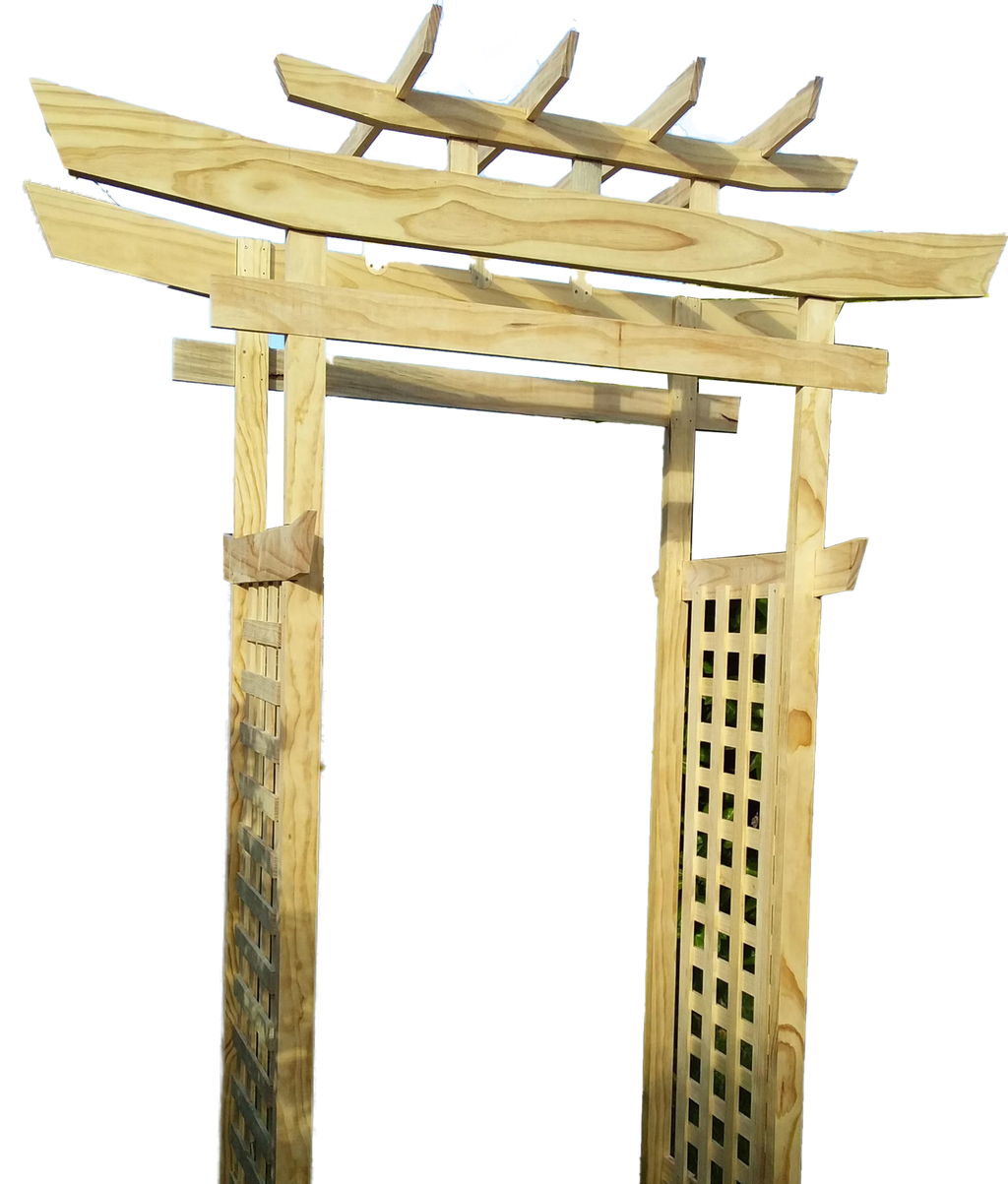 Garden Arch DIY Kit 1.0m Wide - 3 Designs