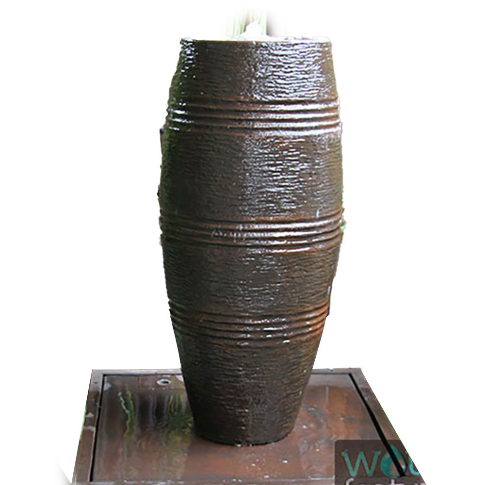 Manzanillo GRC Fountain w/White LED Light - 3 Cols