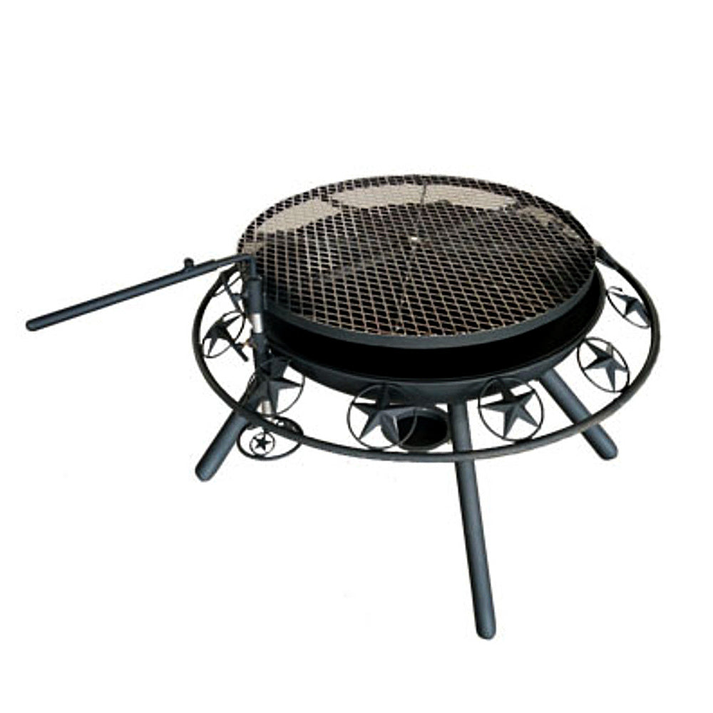 Sunset BBQ Firepit Charcoal & Spit - 100 & 120cms